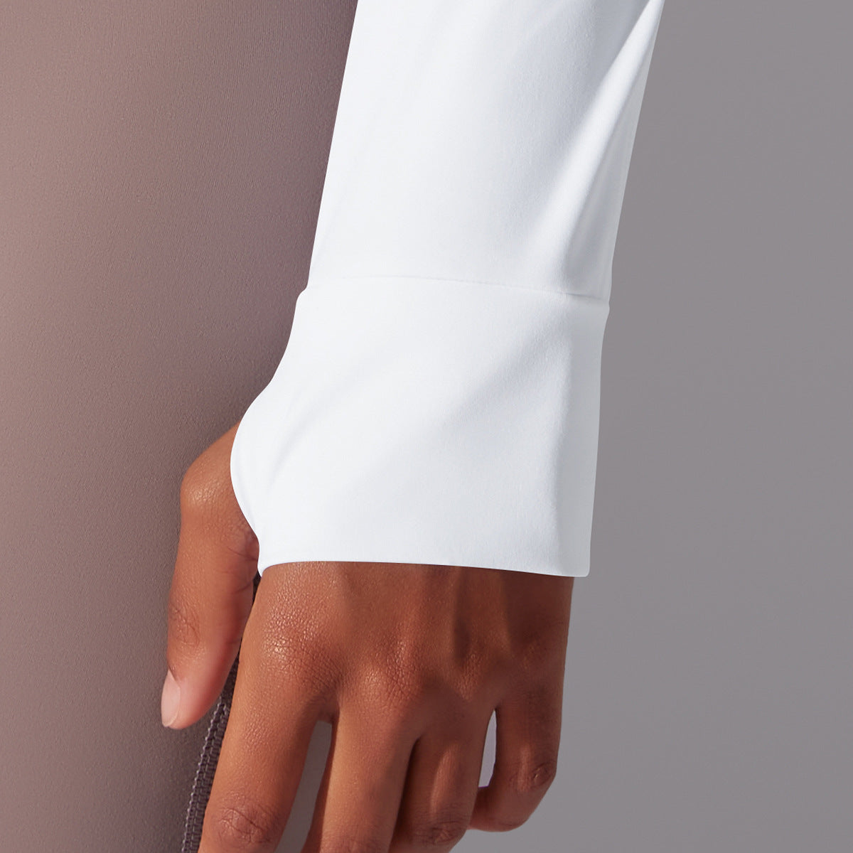 Zip front full sleeve top