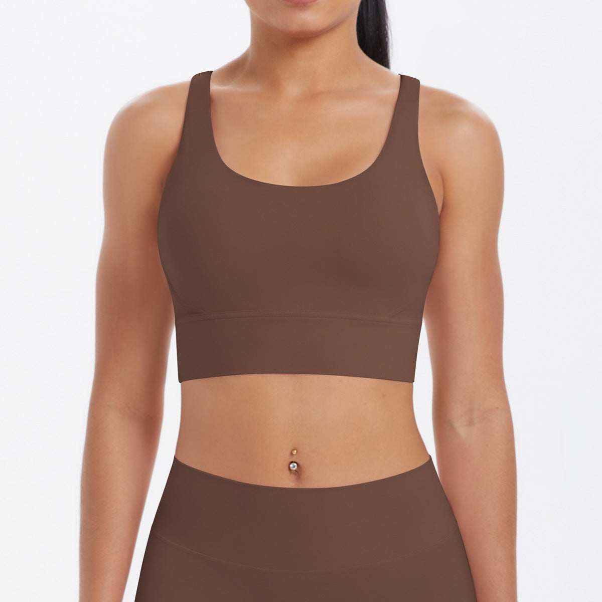 Seamless sports bra