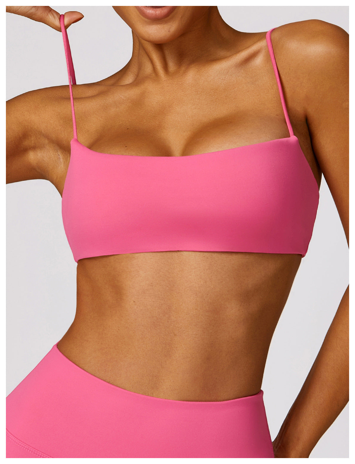 Seamless sports bra