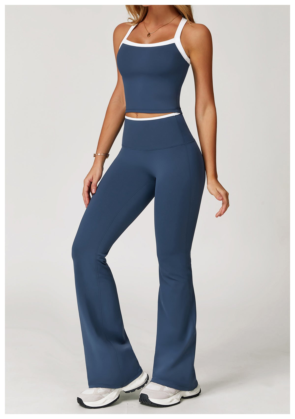 Contrast trim Trousers