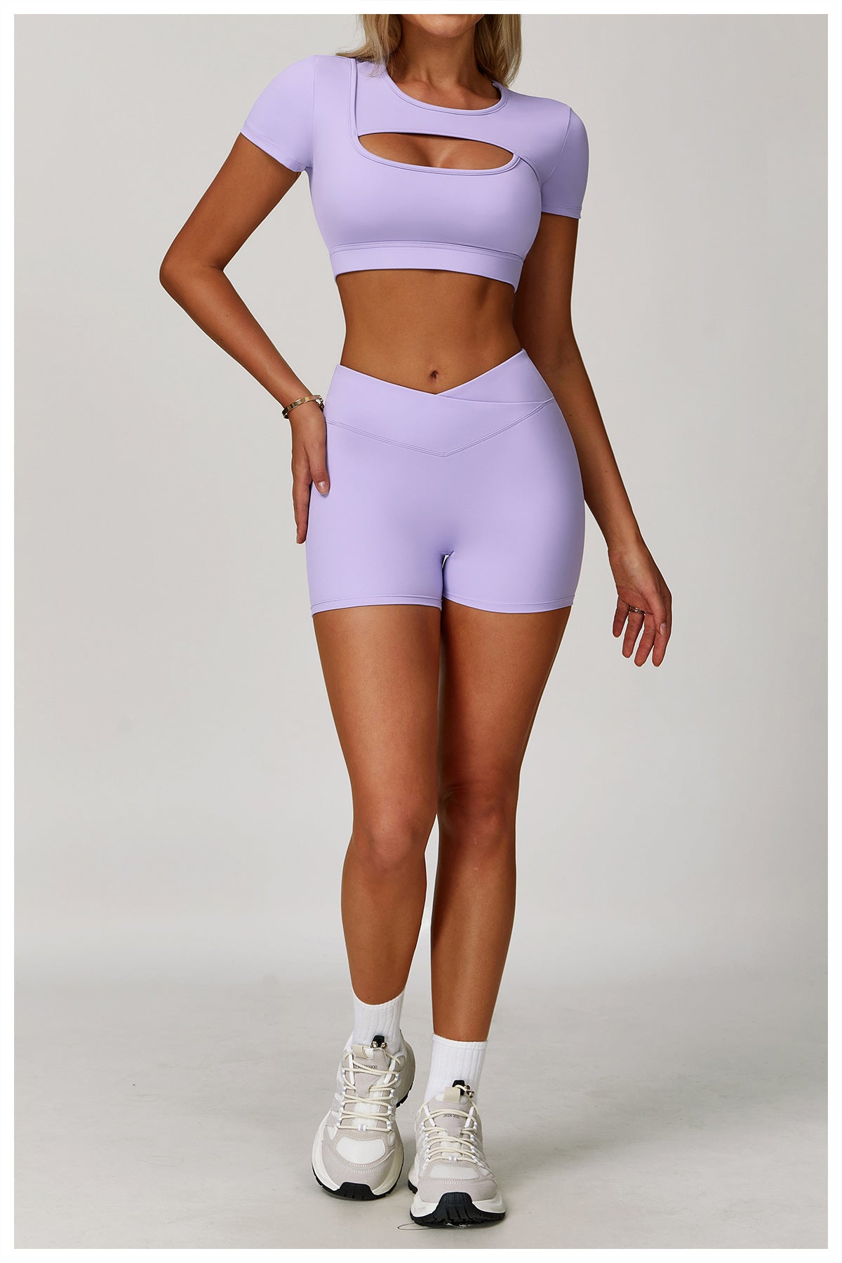 Cut out front cropped top