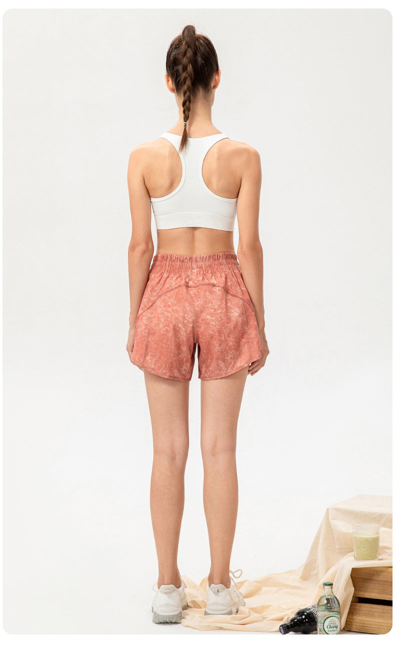 Printed running shorts