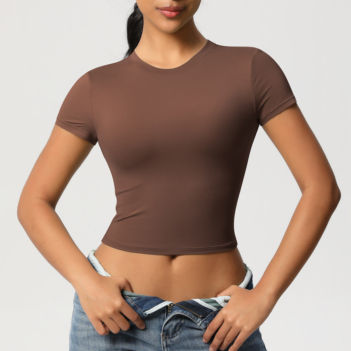 Quick drying fitness top
