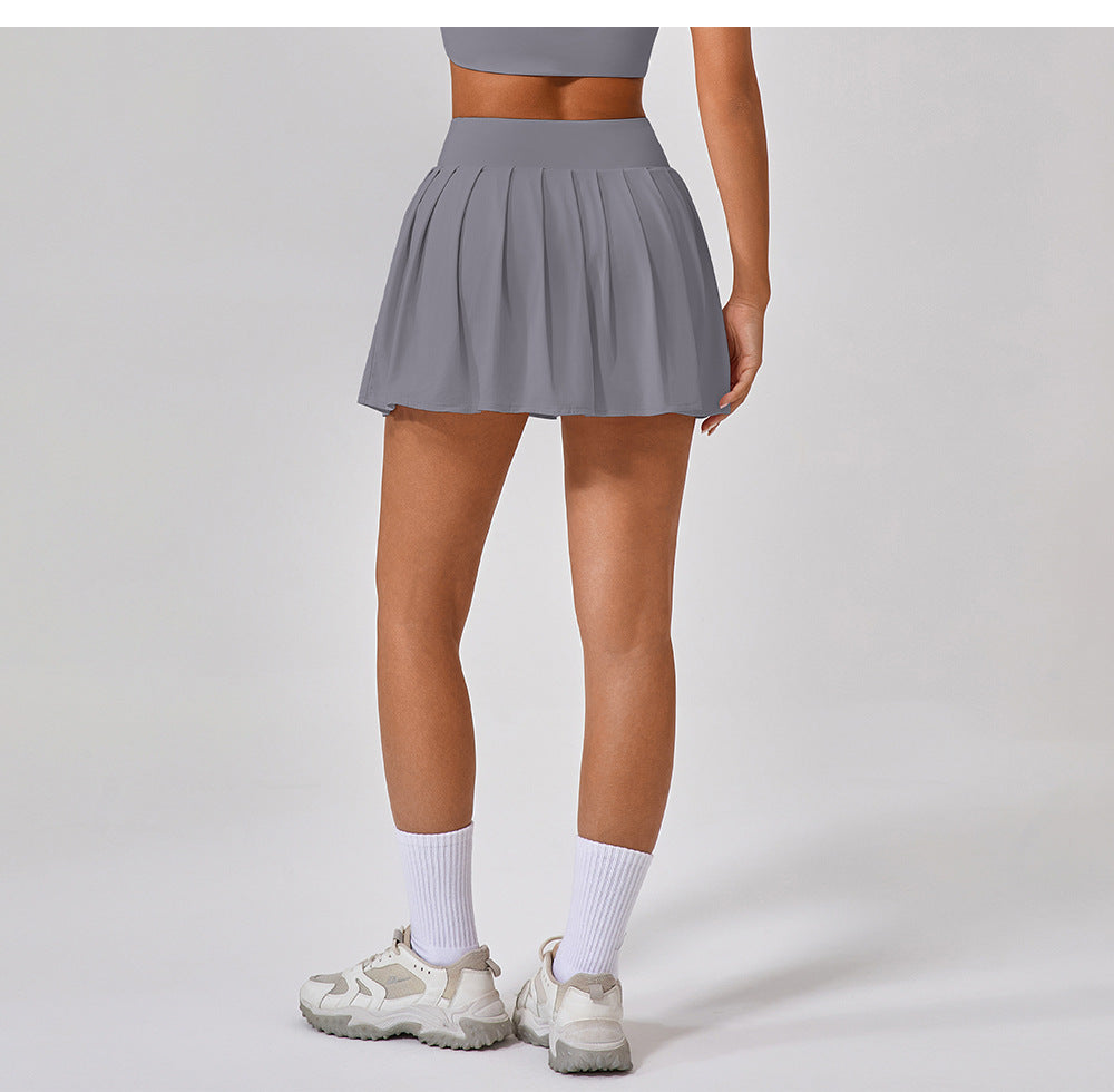 Pleated skort