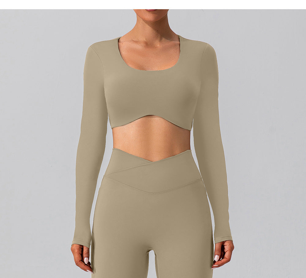 Seamless cropped top