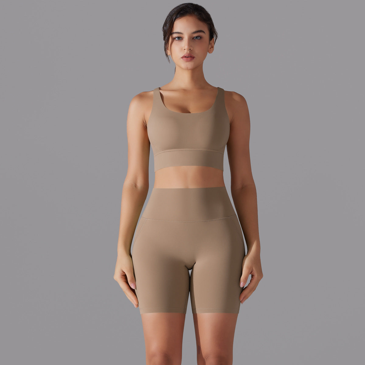 Cross back two piece set