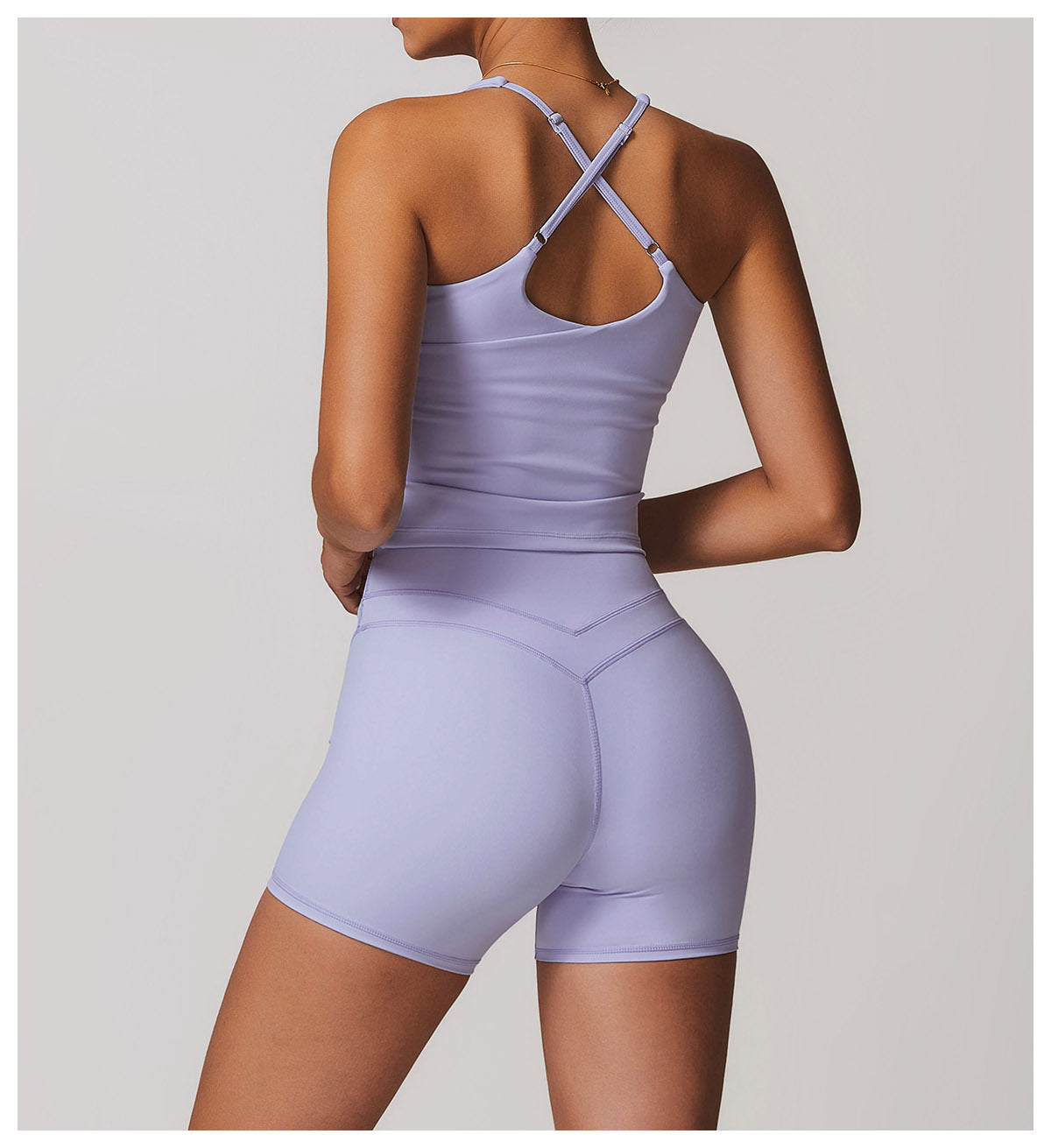 Cross back padded vest