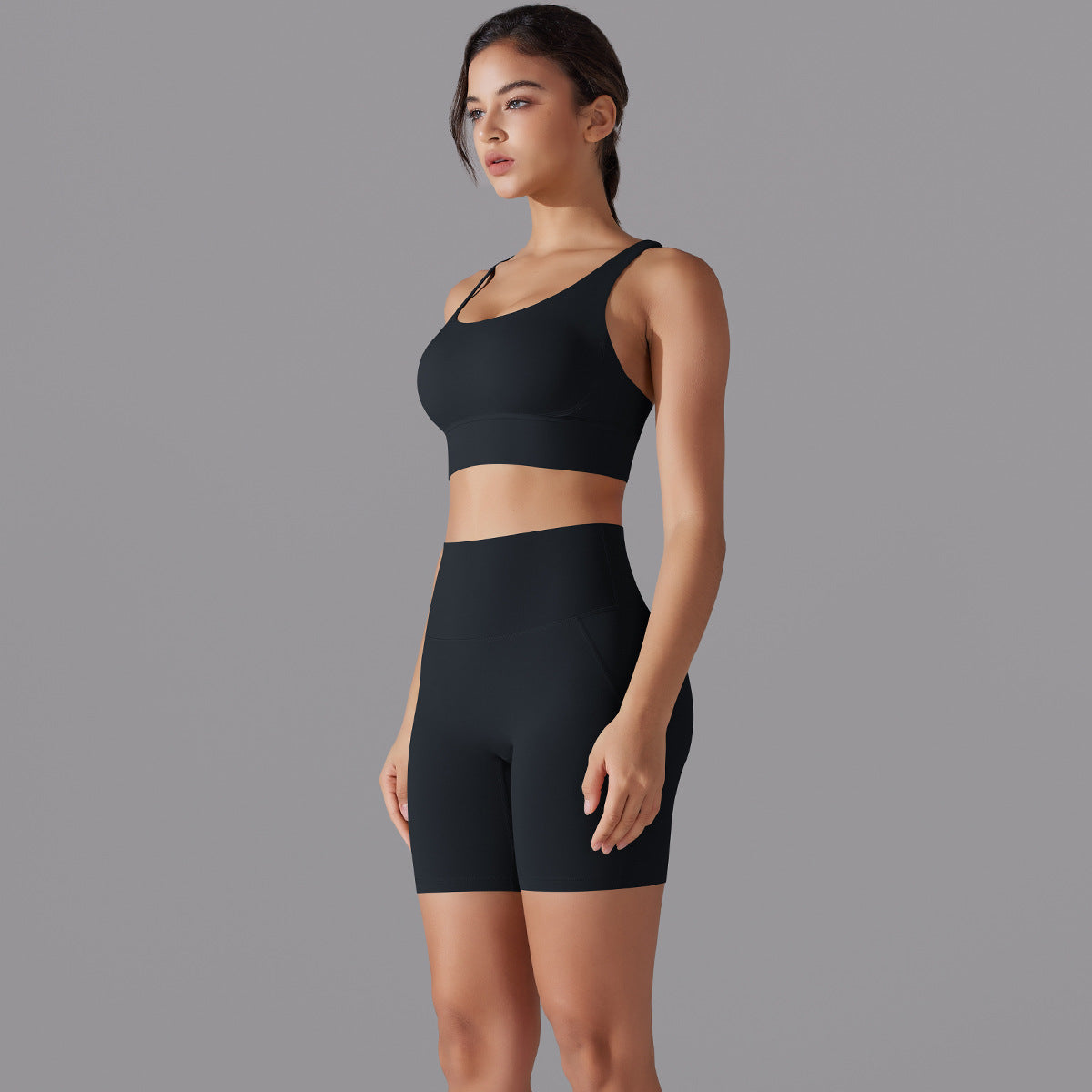 Cross back two piece set