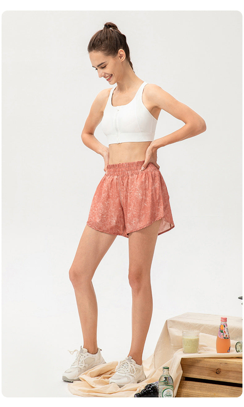 Printed running shorts
