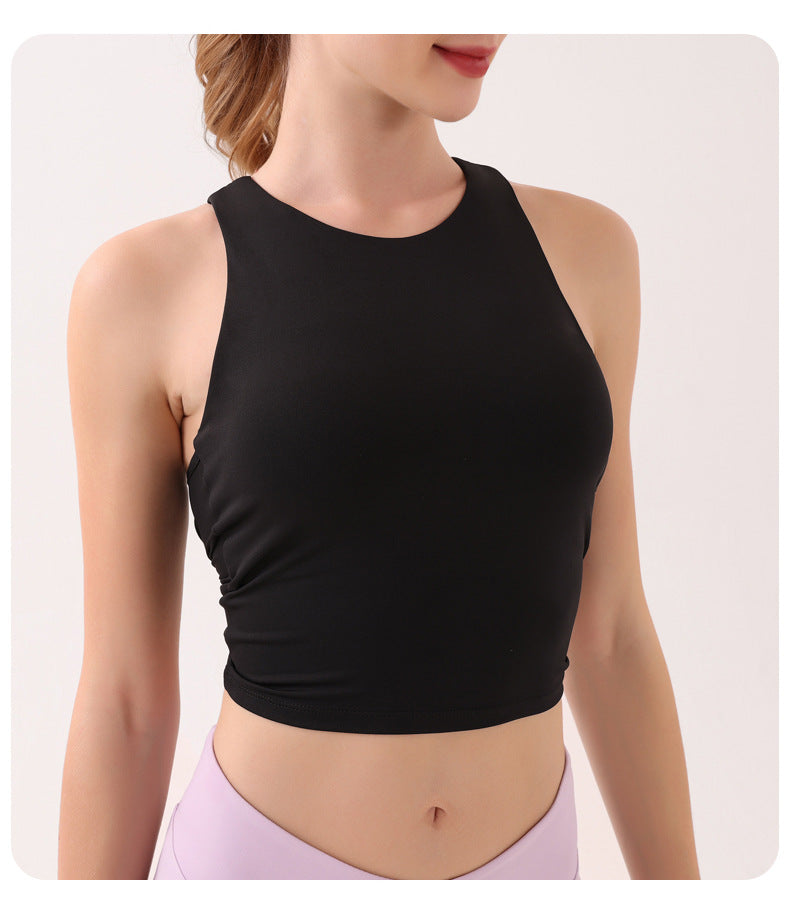 Tie back sleeveless top