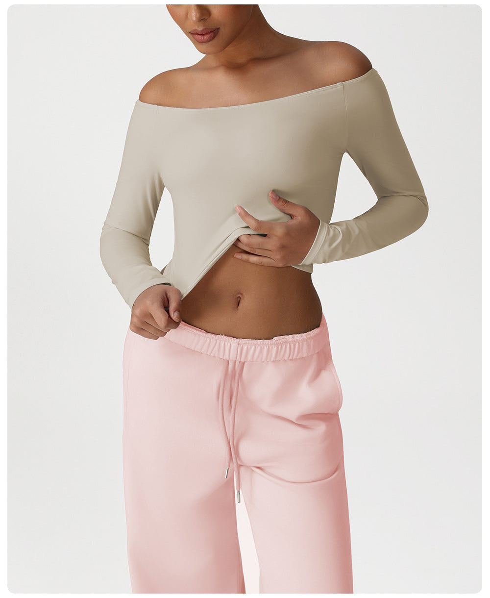 Off shoulder full sleeve top