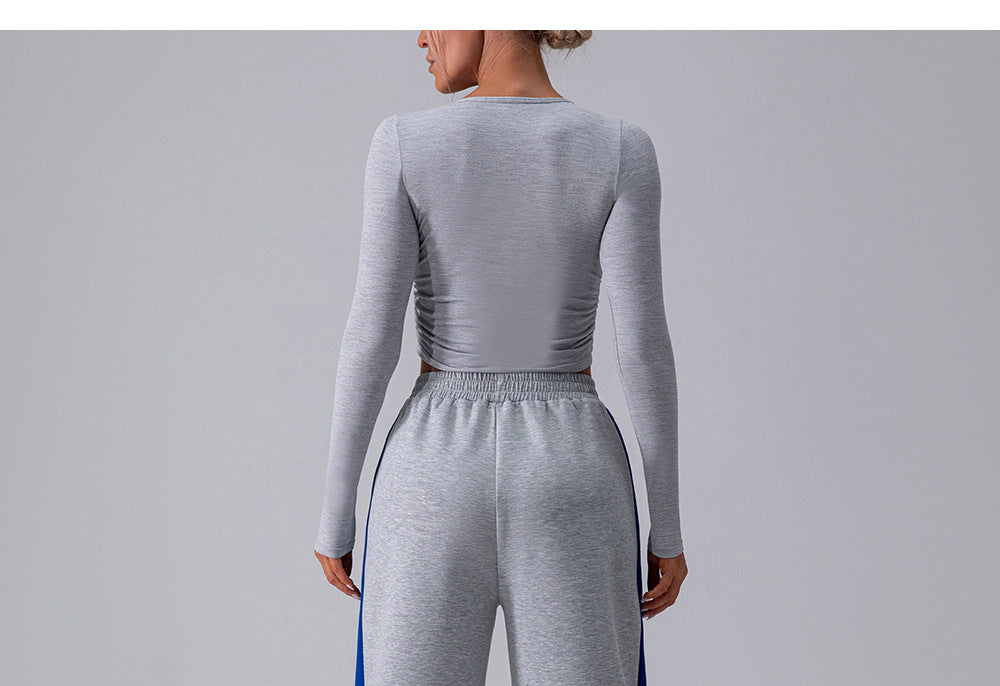 Full sleeve cropped top