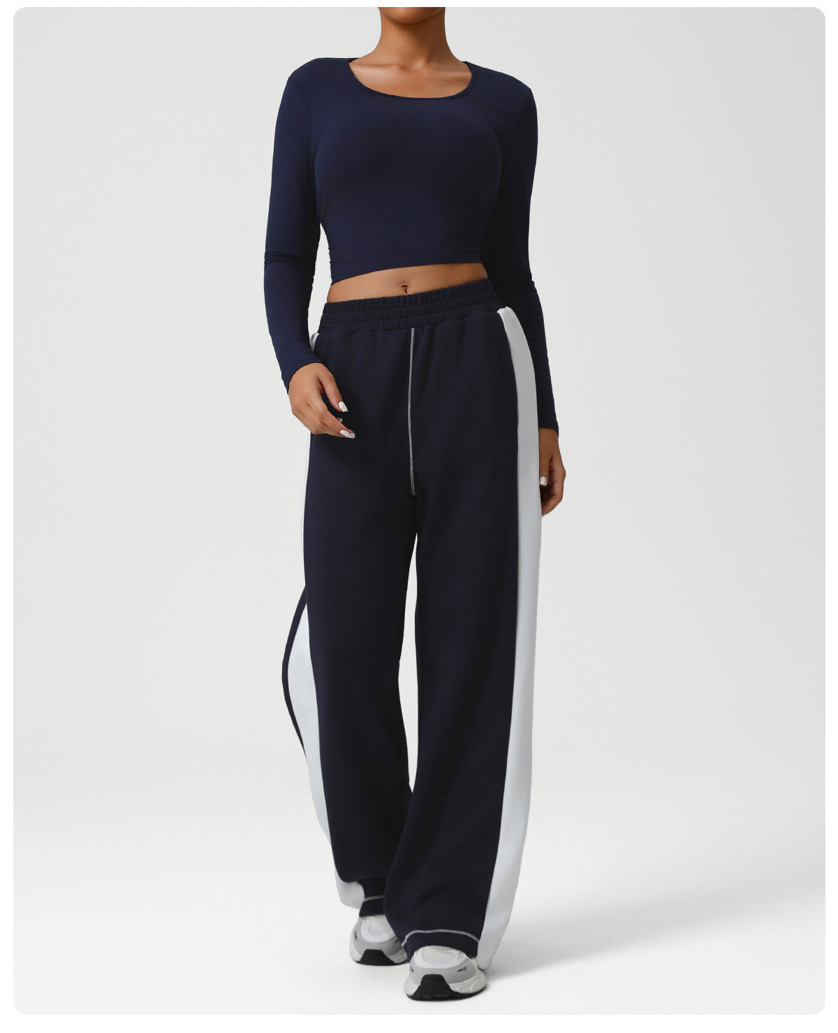 Warm straight leg Trousers