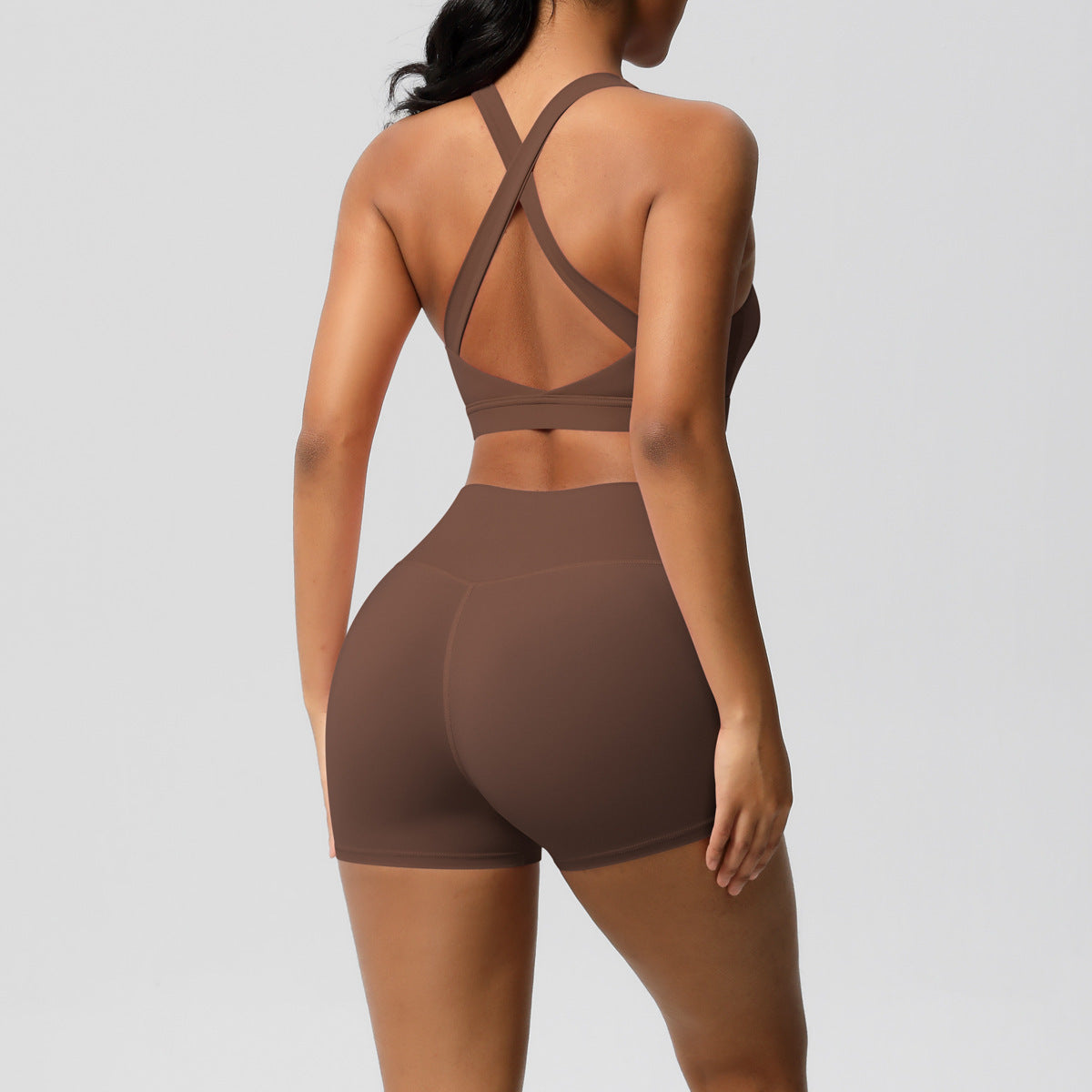 Cross back two piece set