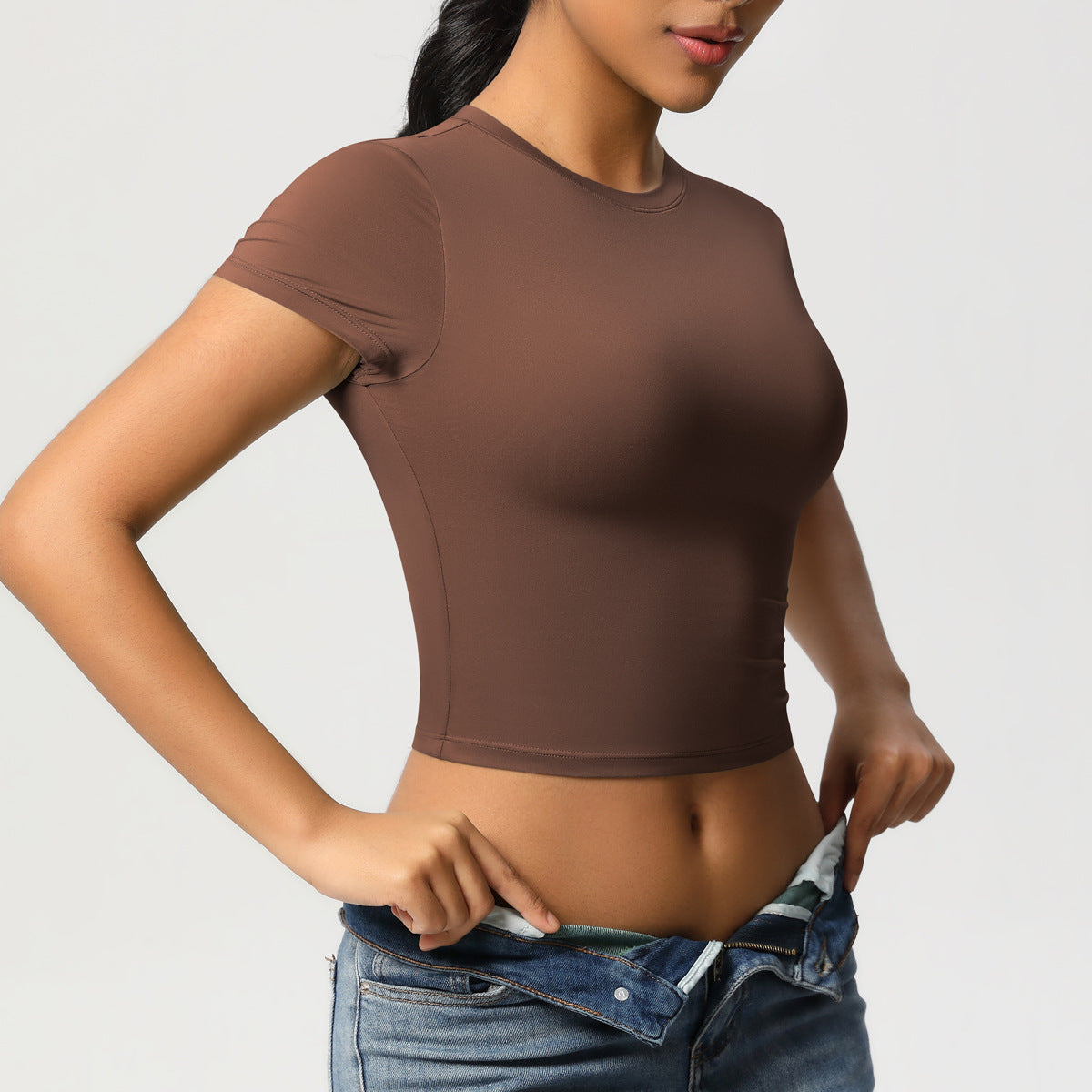 Quick drying fitness top