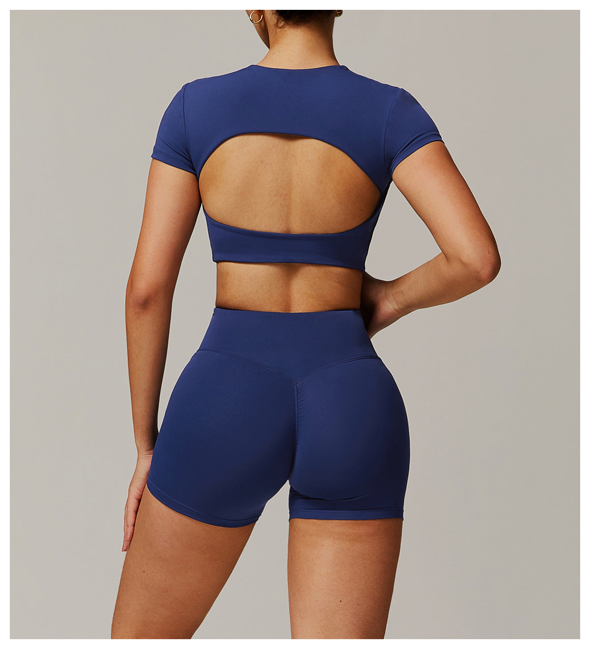 Short sleeve cropped top