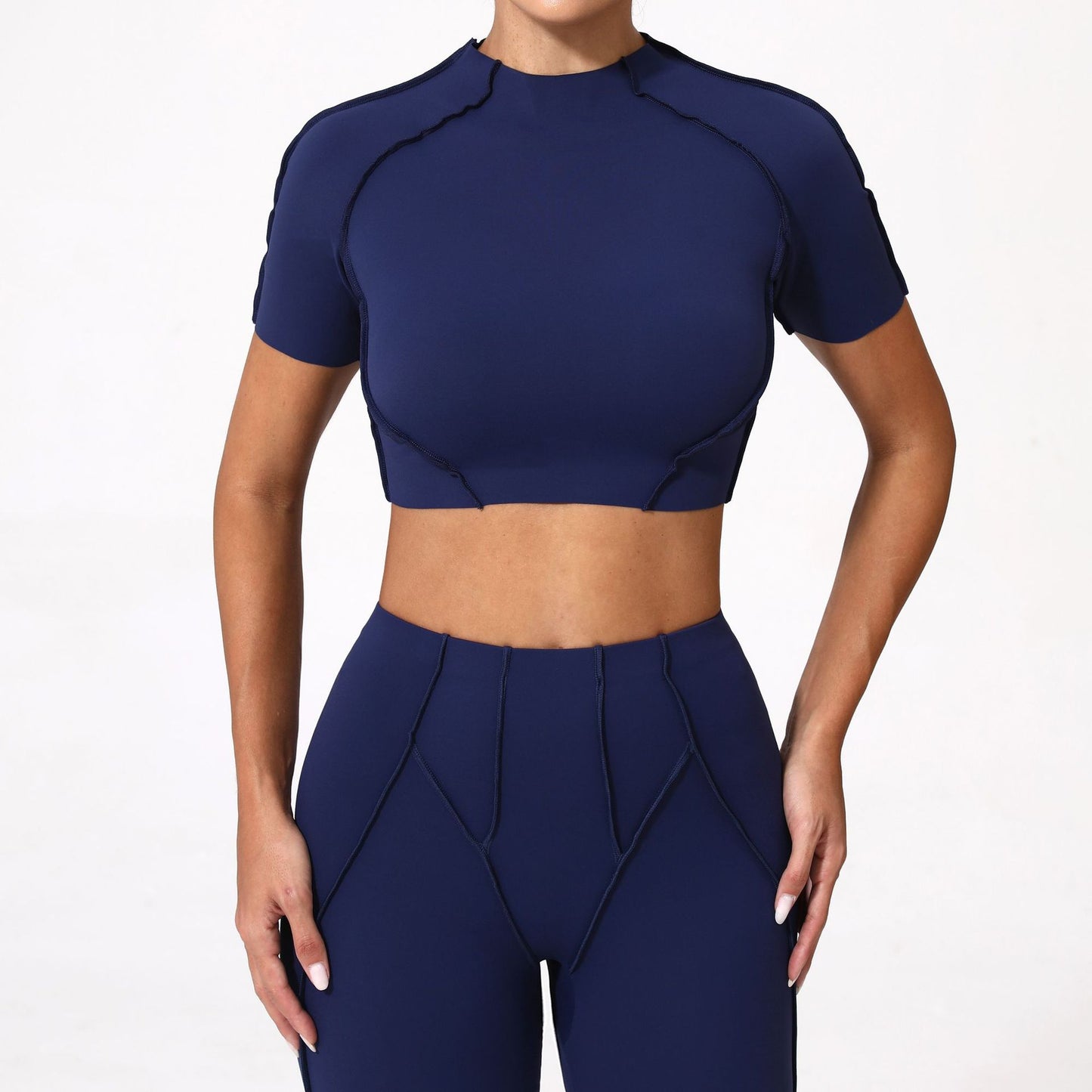 Medium support raw edge top