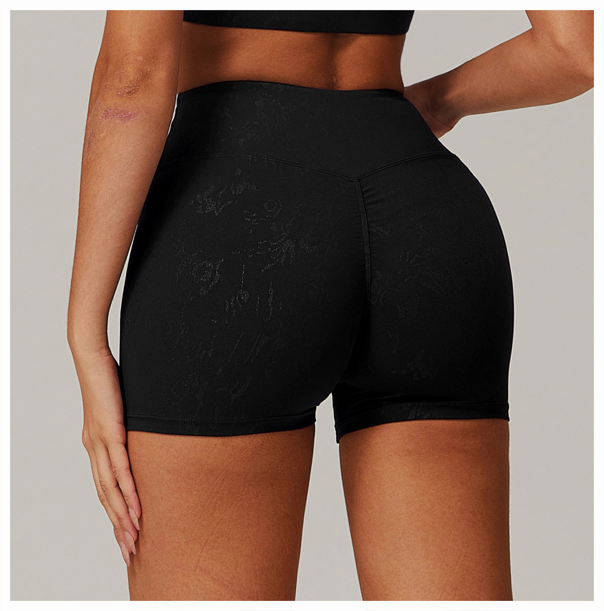 Printed sports hot pants