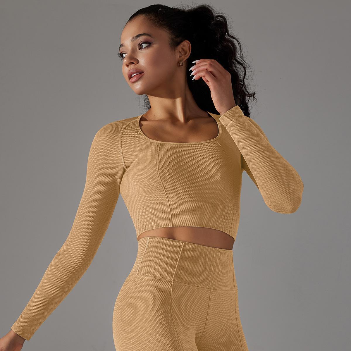 Long Sleeve-Yellowish Brown