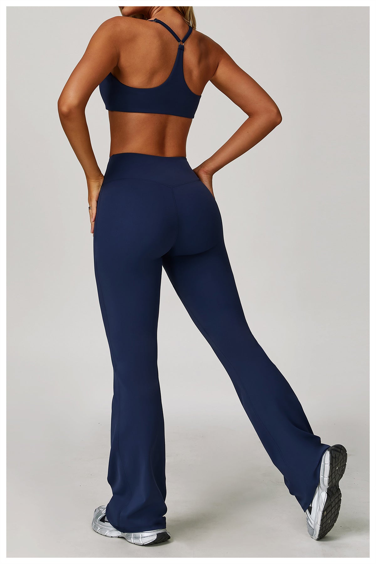 Brushed T back sports bra