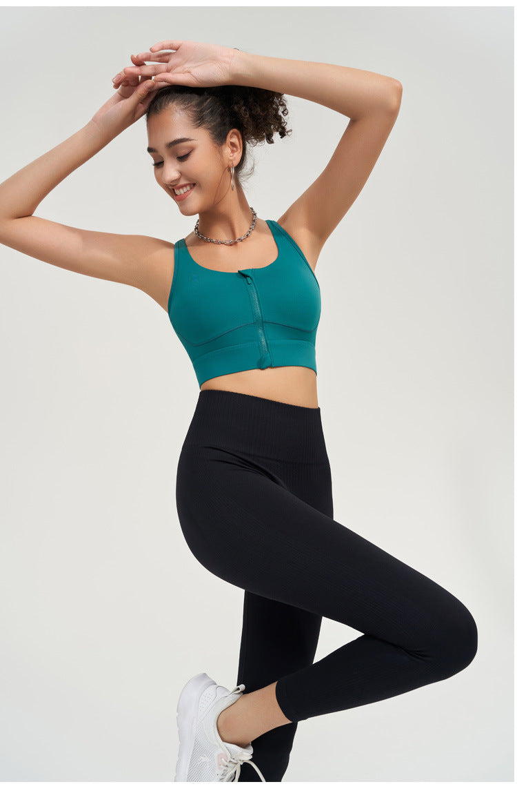 Cut out back sports bra