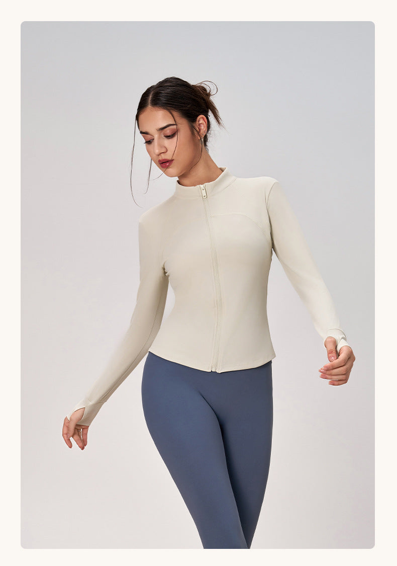 Zip front jacket