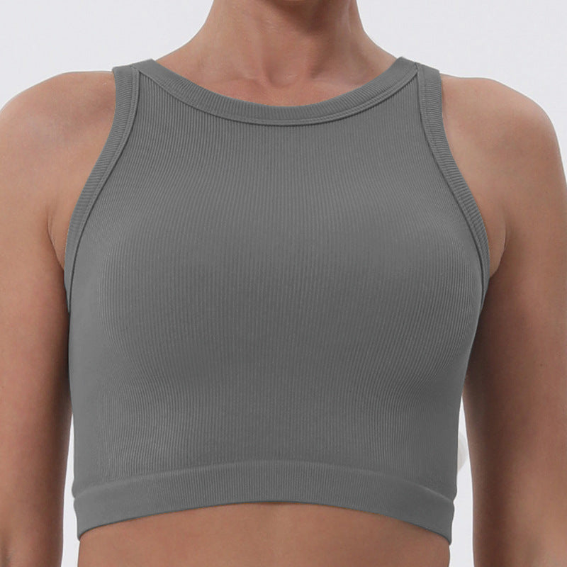 Medium support cropped vest