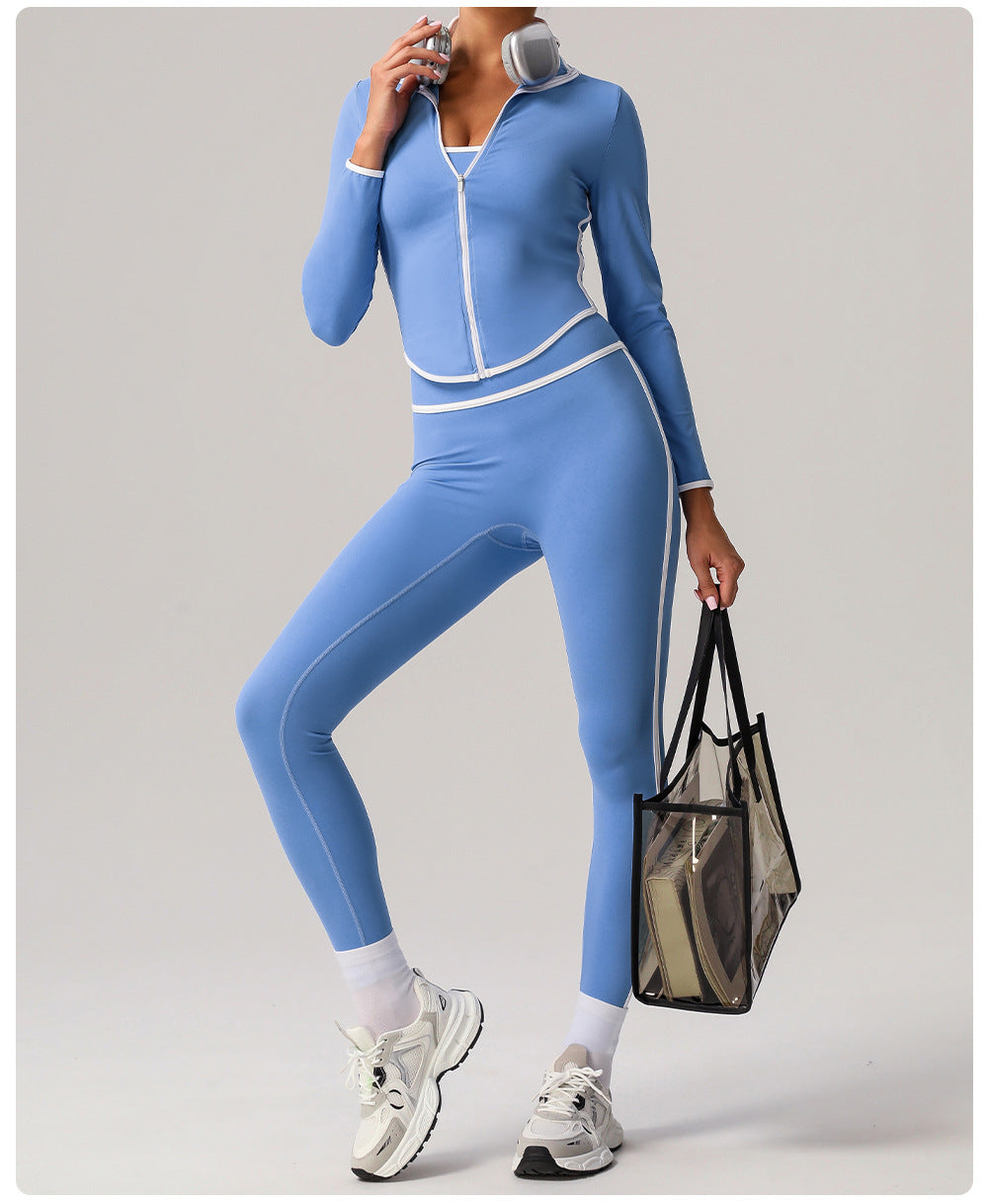 Contrast piping fitness set