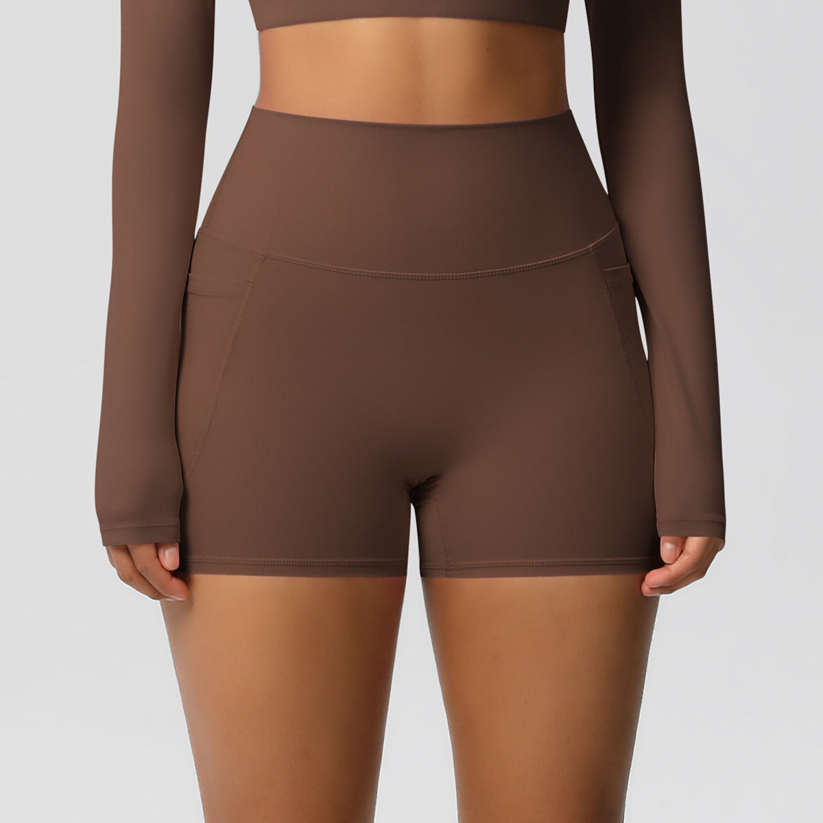High Waist hot pants with pocket