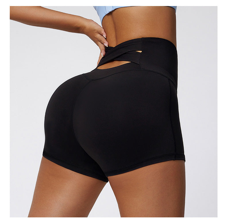 Cross back hot pants