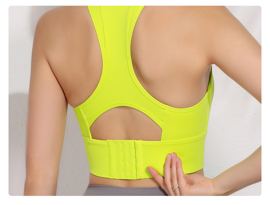 High support cut out bra