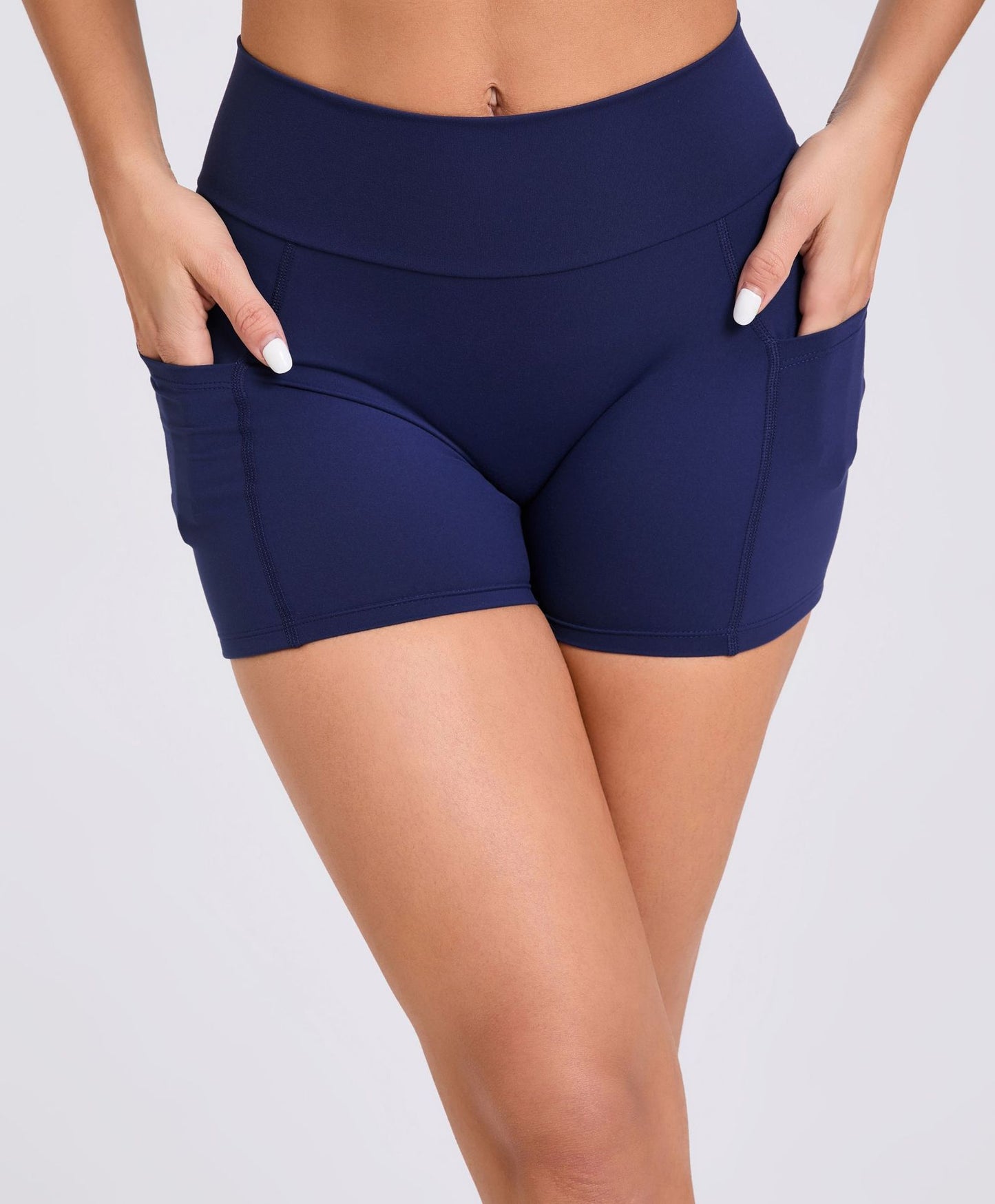 Ruched back hot pants