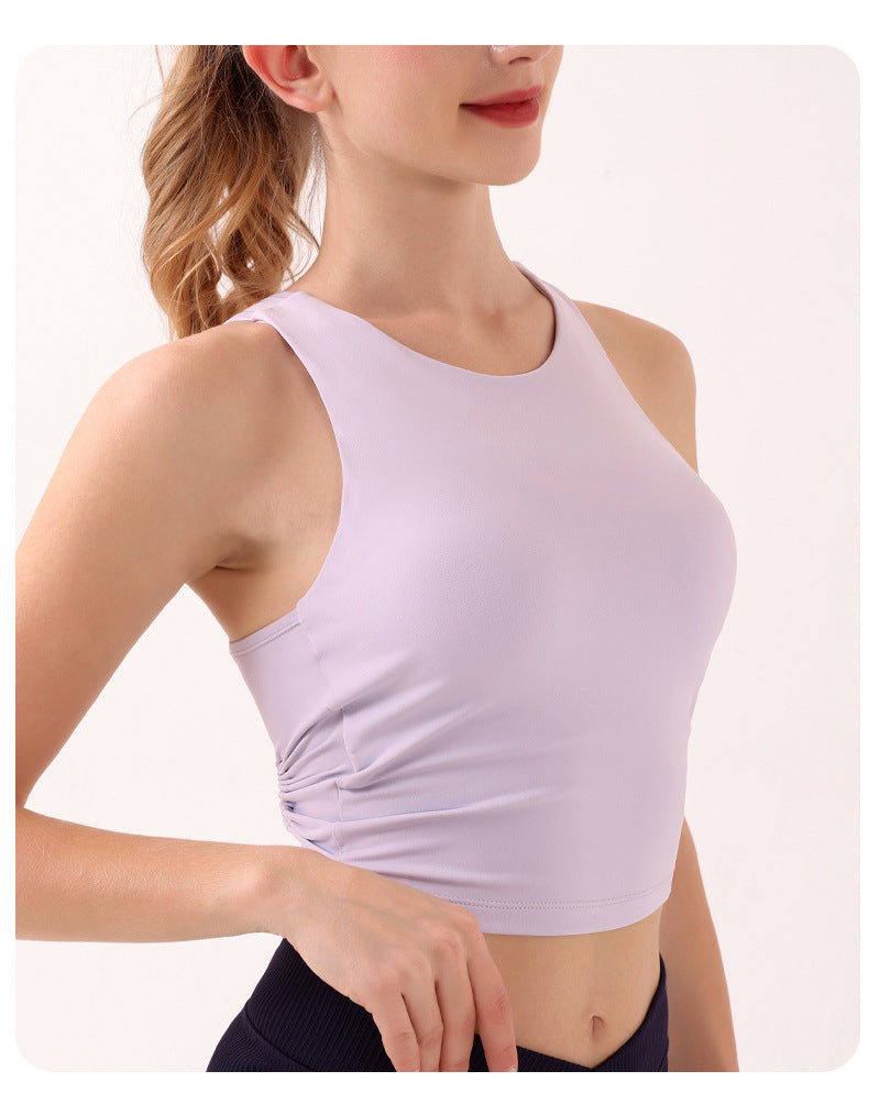 Tie back sleeveless top