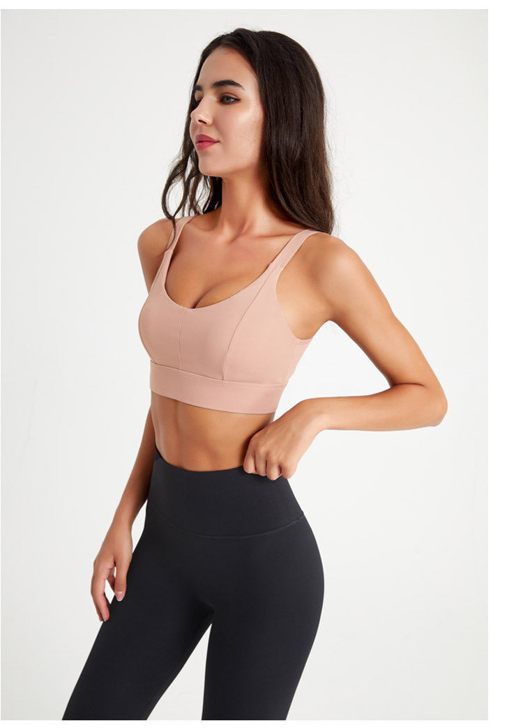 U neck sports bra