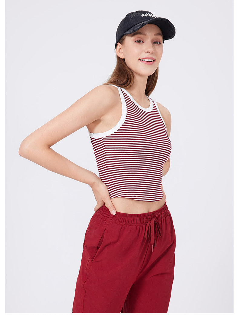 Striped vest