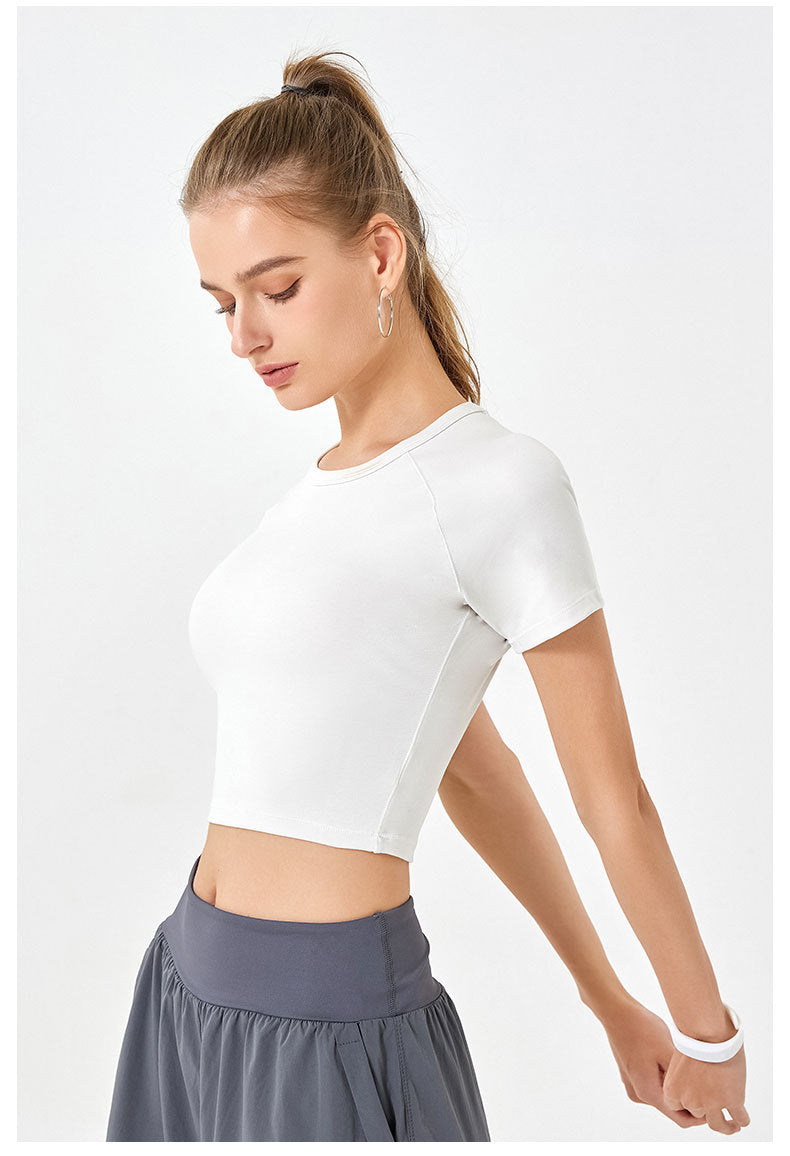 Soft feel cropped top