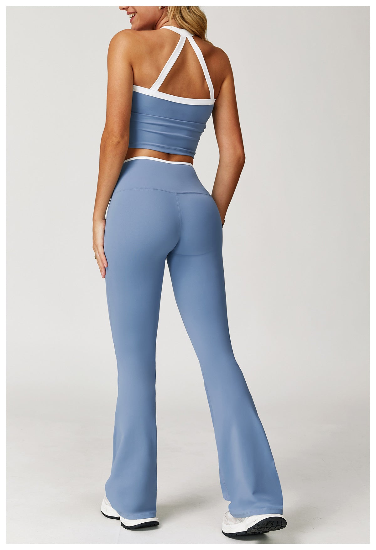 Contrast trim Trousers
