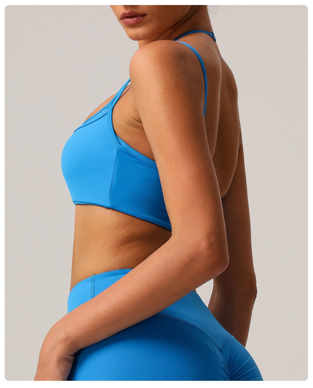 Double strap sports bra
