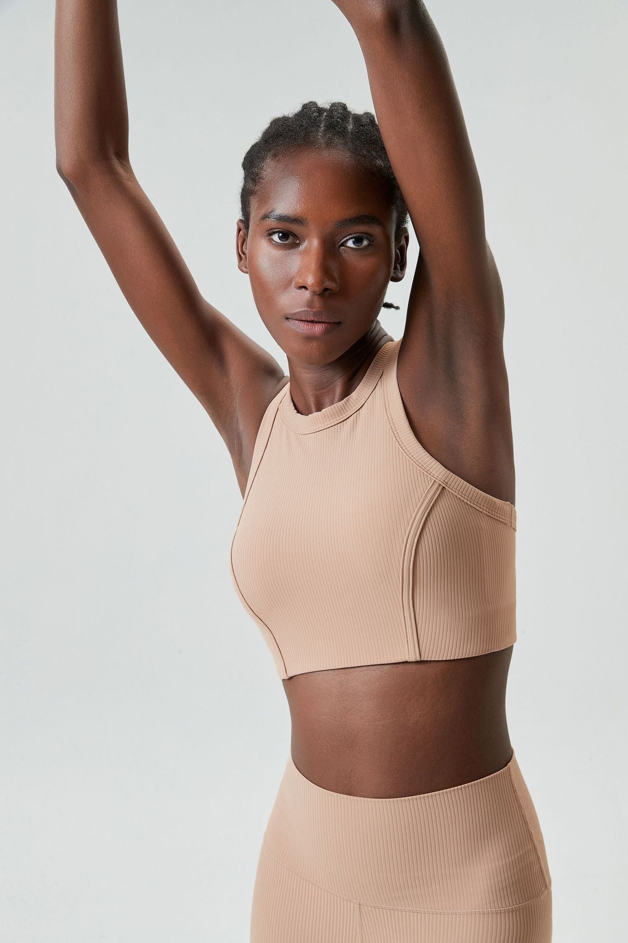 Ribbed sports bra