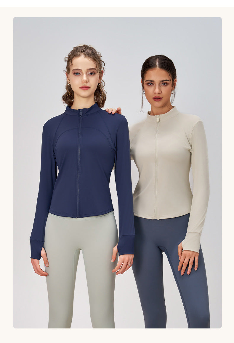Zip front jacket