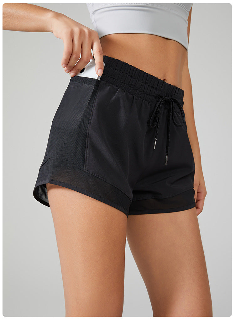 Quick drying mesh running shorts