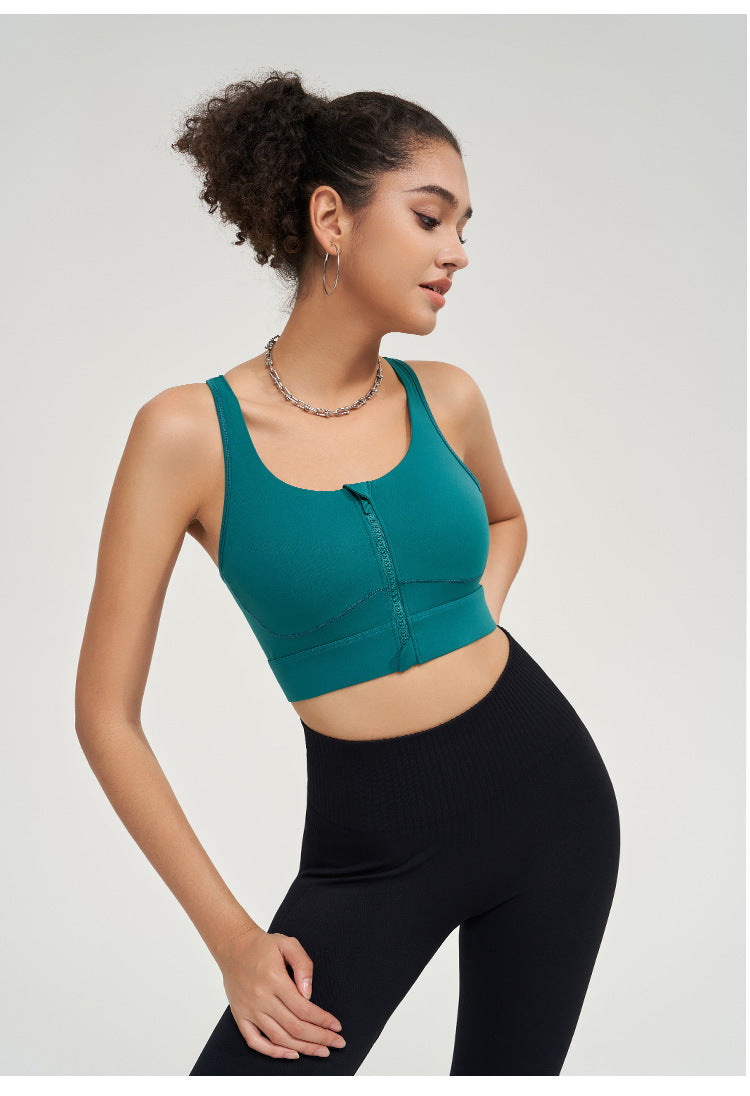 Cut out back sports bra