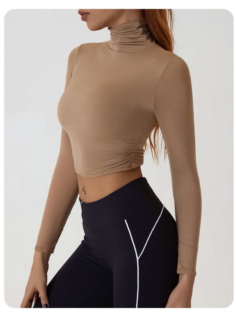 Full sleeve cropped top