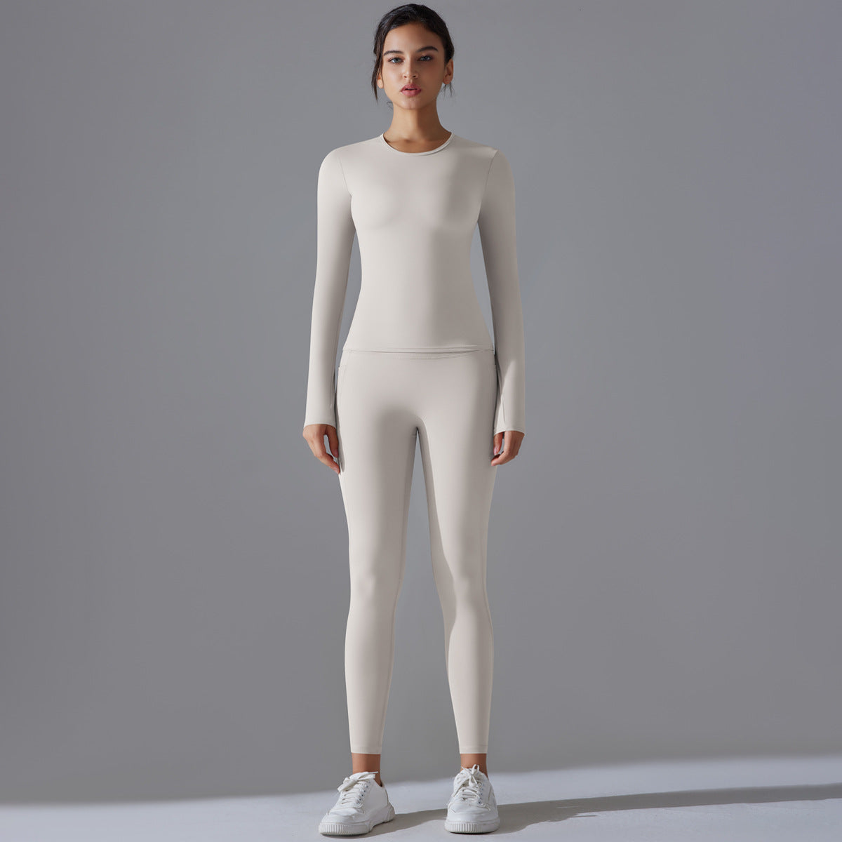Brushed top and legging set