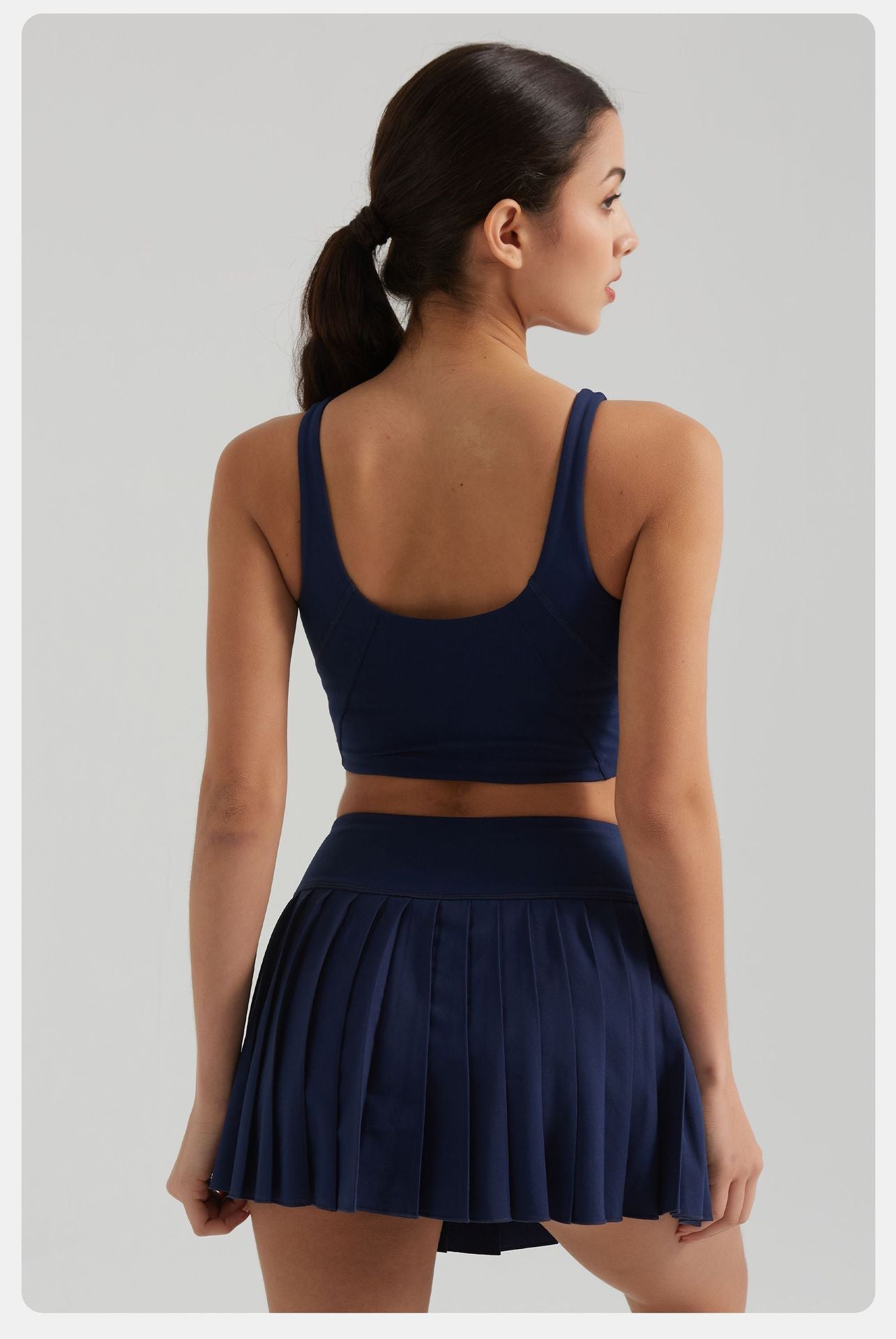 Corset look fitness top