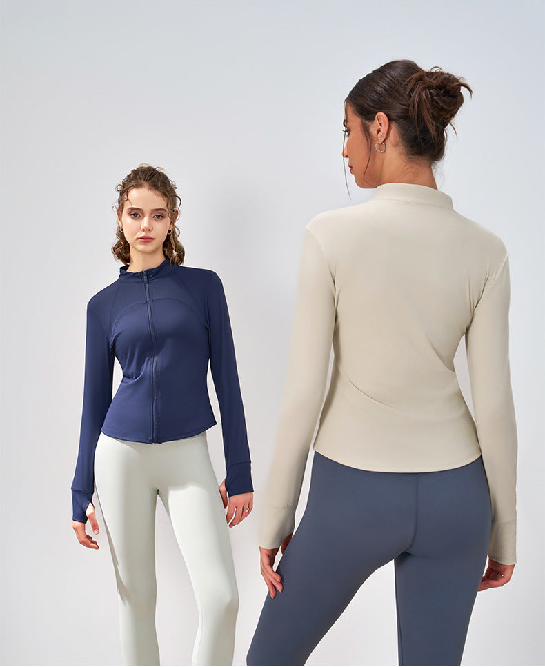 Zip front jacket