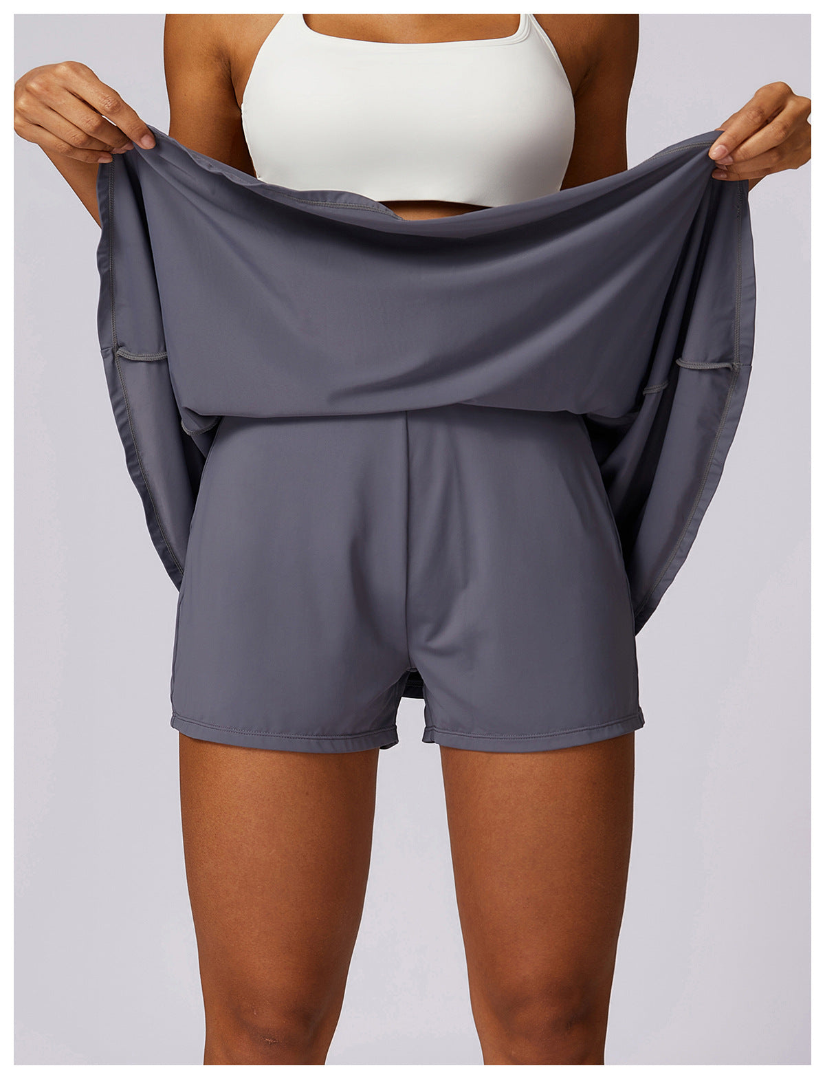 Quick dry skort