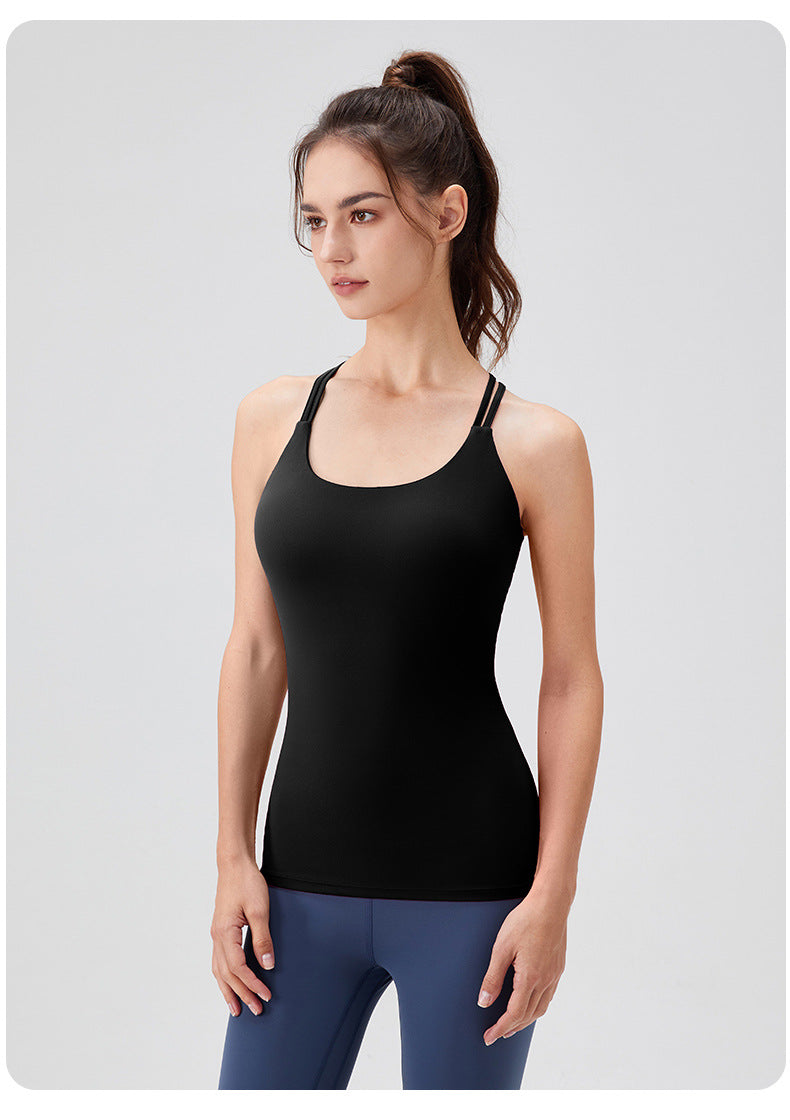 Quick dry cross back vest