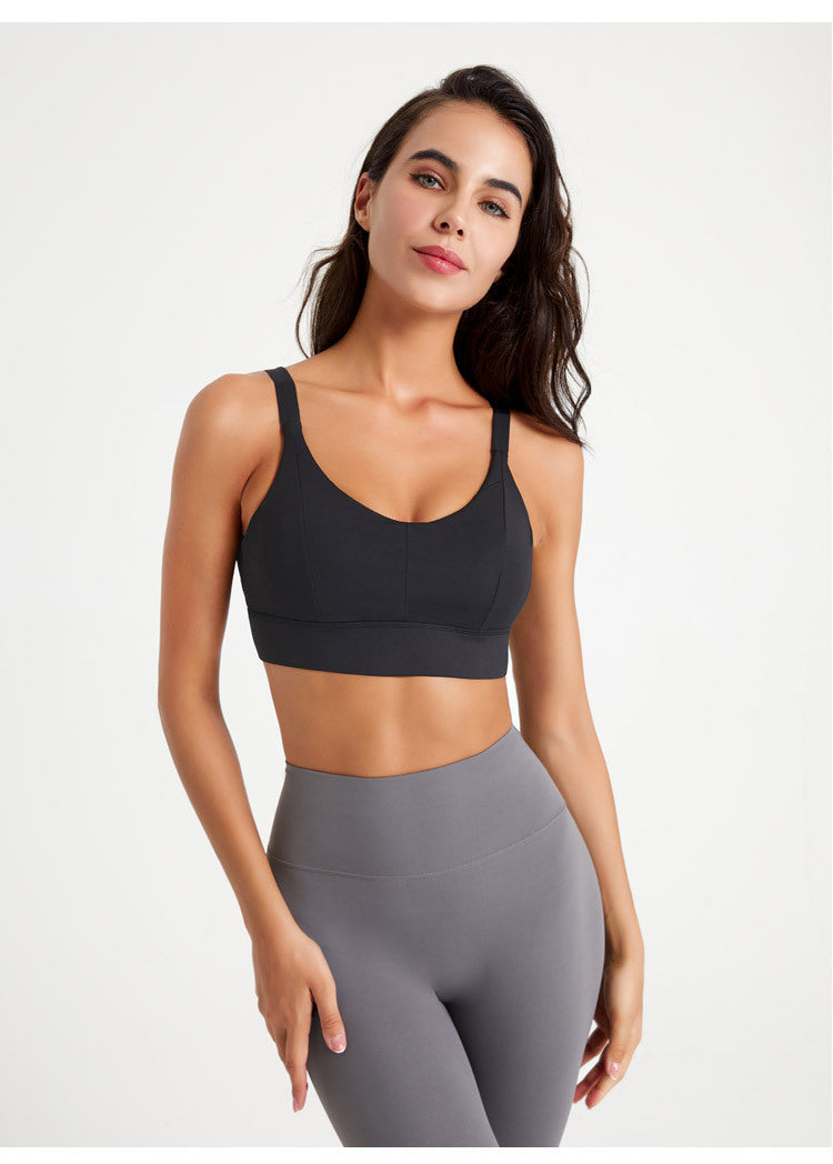 U neck sports bra