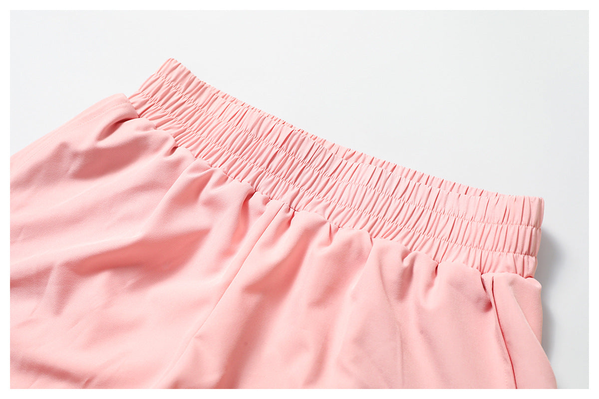 Quick dry running shorts with pockets